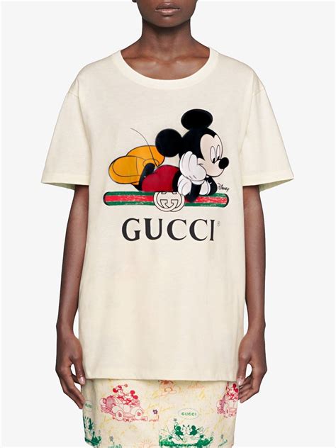 mike the bear t shirt gucci|Gucci mickey mouse print.